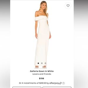 Lovers + Friends white Galleria Dress